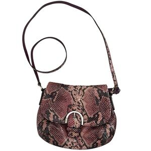 Coach Soho Puple Python Snakeskin Leather‎ Mini Crossbody EUC Crossbody